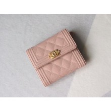 Top Chanel Tri-Fold Wallet Calfskin Leather A48980 Camel JK1432yq38