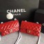 AAA Chanel Classic Flap mini Bag Original Leather A1117 Red JK5546zK34