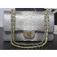 AAAAA Imitation Chanel 2.55 Series Flap Bags Grey&White Original Python Leather A1112SA Gold JK382oT91