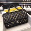 AAAAA Imitation CHANEL Classic Handbag Lambskin Silver-Tone & Ruthenium-Finish Metal A01112 Black JK4933oT91