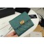 Best 1:1 Chanel Calfskin Leather & Gold-Tone Metal A80734 green JK1241OR71