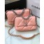 Best 1:1 CHANEL Lambskin 19 Flap Bag AS1160 AS1161 light pink JK2872OR71