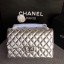 Best Chanel Flap Shoulder Bags Original Lambskin Leather CF1113 Silver JK5749kr25