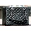 Best Quality Imitation Chanel Classic Coco Bag Black GST Cannage Pattern A50995 Silver JK474dK58