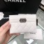 BOY CHANEL Card Holder A84431 White JK1414Tk78