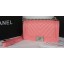 Boy Chanel Flap Bag Original Chevron Sheepskin A67025 Pink JK297TP23