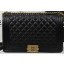 Boy Chanel Flap Bags Original Black Cannage Pattern A67088 Gold JK803TL77