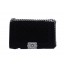 Boy Chanel Flap Shoulder Bag in Suede Leather A6016 Black JK1030oK58