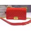 Boy Chanel Flap Shoulder Bag Red Sheepskin Leather A67189 Gold JK137rd58