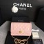 Boy Chanel WOC Flap Bag Original Calfskin Leather CHA6040 Pink JK5688CI68