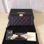 Boy Chanel Zip Around Wallet Cannage Pattern CHA5265 Black JK1459PC54