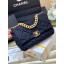 CHANEL 19 Flap Bag AS1160 AS1161 AS1162 Black JK4239rJ28