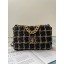 chanel 19 flap bag Tweed AS1160 AS1161 AS1162 black JK3397Jz48