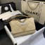 chanel 19 large flap bag AS1162 Light apricot JK3586Xp72