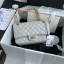 Chanel 2.55 Calfskin Flap Bag A37586 light grey JK3863CI68