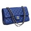 Chanel 2.55 Series Bags Original Lambskin Leather CFA1112 Blue JK932RX32