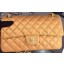 Chanel 2.55 Series Flap Bag Gold Cavier Leather A05480 Gold JK660HB29