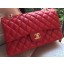 Chanel 2.55 Series Flap Bag Red Original Leather A01112 Gold JK676Sy67