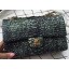 Chanel 2.55 Series Flap Bags Green Original Python Leather A1112SA Gold JK378rh54