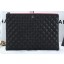 Chanel A6952 Clutch Bag Cannage Pattern Leather Black JK826Av26