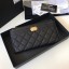 Chanel boy chanel pouch Calfskin & Gold-Tone Metal A81254 black JK1373gN72