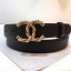 Chanel Calf Leather Belt Wide with 30mm 56591 JK643TL77