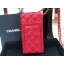 Chanel Calfskin Chain Card packet & Gold-Tone Metal AP0990 red JK1180MO84