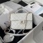 CHANEL Calfskin Flap Shoulder Bag AS2892 white JK2933JD63