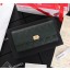 Chanel Calfskin Leather & Gold-Tone Metal A80286 Blackish green JK1256lk46