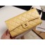 Chanel Calfskin Leather & Gold-Tone Metal A80758 yellow JK1289dN21