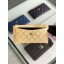 Chanel Calfskin Leather & Gold-Tone Metal A84107 gold JK1292NP24