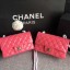 Chanel Classic Flap mini Bag Original Leather A1117 Pink JK5548Va47