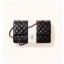 Chanel Classic Flap Shoulder Bag Original Sheepskin leather A01116 Black&White JK2973DO87