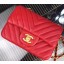 Chanel Classic mini Flap Bag Chevron Sheepskin Leather A68748 Red JK627pB23