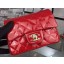 Chanel Classic mini Flap Bag Red Original Patent Leather CF7171 Gold JK276lu18