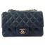 Chanel Classic MINI Flap Bag Royal Cannage Pattern CF1119 Gold JK956TV86