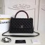 Chanel Classic red Top Handle Bag Original Caviar Leather A92215 black JK5228dE28