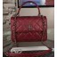 Chanel Classic Top Flap Bag Burgundy Original Leather A98079 Silver JK246fw56