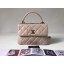 Chanel Classic Top Handle Bag Sheepskin Leather CHA2371 OffWhite JK5364nE34