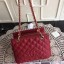 Chanel Coco Cocoon Leather Bag A18004 Red JK5515Ty85