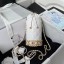 Chanel Drawstring Bag Lambskin & Gold Metal AP2257 white JK3089jo45