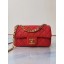 Chanel flap bag Lambskin Resin & Gold-Tone Metal AS2380 red JK3540pk20