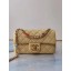 Chanel flap bag Lambskin Resin & Gold-Tone Metal AS2380 Yellow JK3536zS17