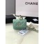 Chanel flap coin purse with chain AP2119 green JK3300gE29