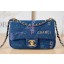 Chanel Flap denim Shoulder Bag AS3134 blue JK2679Zw99