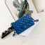 Chanel Flap Lambskin Shoulder Bag 1116 Electro optic blue JK2771Is79