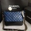 Chanel Gabrielle Shoulder Bag Original Calfskin Leather A93842 Blue JK5592Sy67