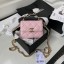 Chanel Grained Calfskin CLUTCH WITH CHAIN AP2758 Light Pink JK2377sf78