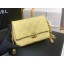 Chanel Grained Calfskin Shoulder Bag AS3103 YELLOW JK2646va68