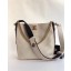 Chanel Hobo Handbag Calfskin Grosgrain & Gold Tone Metal A57576 white JK4965Rk60